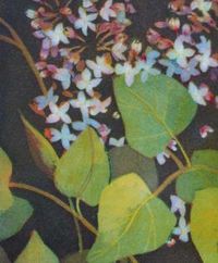 Blütengewisper, 2020, Plattenformat 20 x 60 cm, Papierformat 35 x 75 cm…