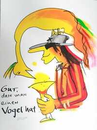 Gut, dass man einen Vogel hat…