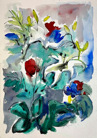 Heinz Tetzner - Blumen - Aquarell…