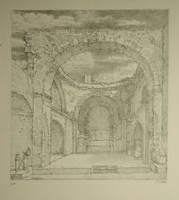 Kirchenruine Castell Ischia, 2001 28,3x16,3…