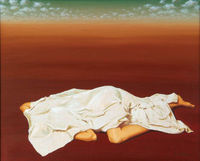 Odaliske, Öl 2004, 40 x 50 cm…