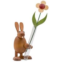Osterhase mit Blumenvase&hellip;