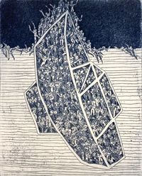 Rainer Henze - "Das sinkende Schiff" - Blattmaß: 19,5x26cm - Bildmaß: 10x12,5cm - Druck 5/40…