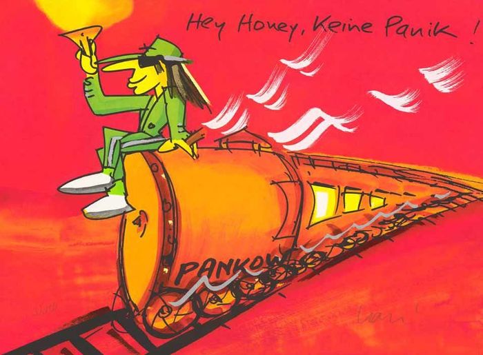 Sonderzug - Hey Honey, keine Panik! (Edition 2021) - Größe: 42 x 56 cm