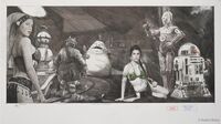 Star Wars - Morning At The Palace - Zeichnung auf Papier&hellip;