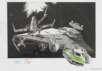 Star Wars - STAR-STUDDED CLASH - Zeichnung auf Papier…