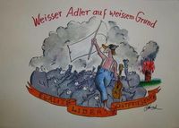 Weisser Adler auf weissem Grund…